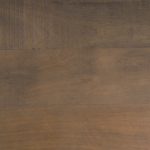 Araxi Rectangular Dark Brown Wood w/ Black Metal Base Dining Table