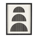 Arc & Orb 1 by Studio M a Framed Art Print Matted under Glass