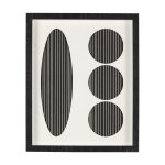 Arc & Orb 3 by Studio M a Framed Art Print Matted under Glass