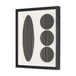 Arc & Orb 3 by Studio M a Framed Art Print Matted under Glass