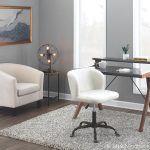 Archer Contemporary Walnut and Grey Wood Desk 10 Archer Contemporary Walnut and Grey Wood Desk