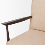 Argent Beige Boucle Accent Chair