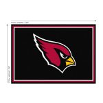 Arizona Cardinals 3x4 Spirit Area Rug Officially Licensed NFL