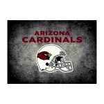 Arizona Cardinals 4x6 Distressed Area Rug