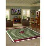 Arizona Cardinals 8x11 Homefield Football Field Premium Nylon Rug