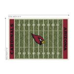 Arizona Cardinals 8x11 Homefield Football Field Premium Nylon Rug