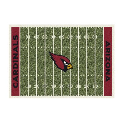 Arizona Cardinals 8x11 Homefield Football Field Premium Nylon Rug