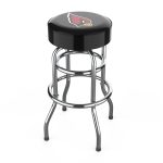 Arizona Cardinals Chrome Logo American Crafted Bar Stool