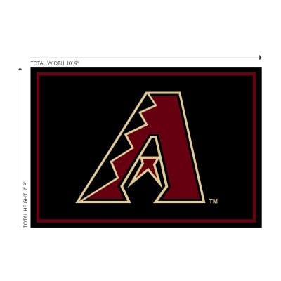 Arizona Diamondbacks 8x11 Spirit Rug Officially Licensed MLB Area Rug