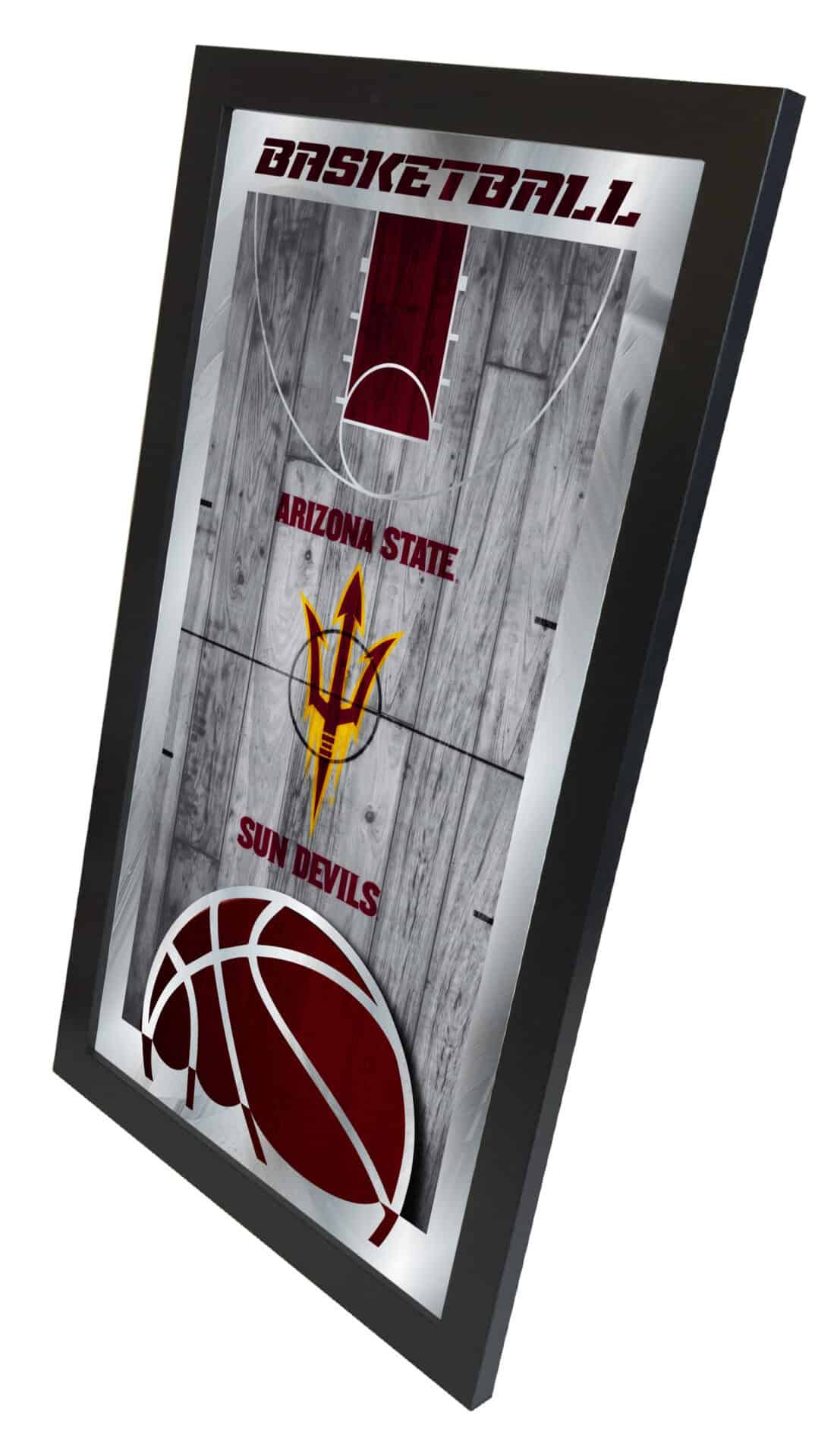 Arizona State University 15x26 Basketball Wall Mirror 2 Arizona State University 15x26 Basketball Wall Mirror - Image 2
