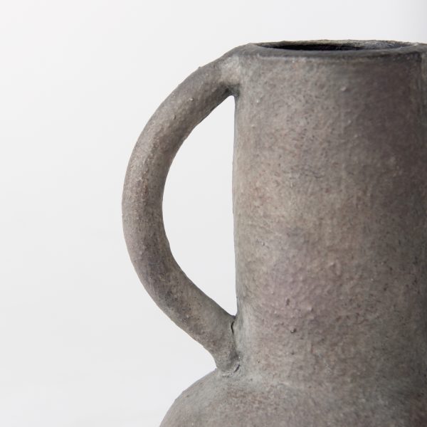 Armani 6.7H Brown Gray Double Ear Vase 7