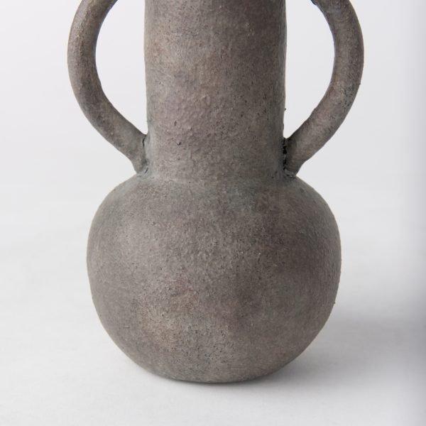 Armani 6.7H Brown Gray Double Ear Vase 8