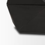 Arreto Hexagonal Hinged Solid Wood Top and Base Coffee Table
