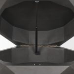 Arreto Hexagonal Hinged Solid Wood Top and Base Coffee Table