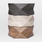 Arreto Hexagonal Hinged Solid Wood Top and Base Coffee Table