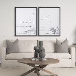 Arriving II by Mercana Studio a Hand Embelished Textured Framed Art Print Matted under Glass