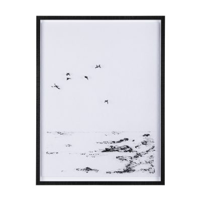 Arriving II by Mercana Studio a Hand Embelished Textured Framed Art Print Matted under Glass