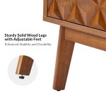 Arvid Walnut Embossed 2-Door Accent Cabinet 8 Arvid Walnut Embossed 2-Door Accent Cabinet