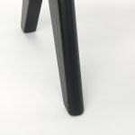 Arvin 21.7L x 17.7W x 18.1H Black Wooden Stool