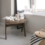 Arvin 21.7L x 17.7W x 18.1H Medium Brown Wooden Stool