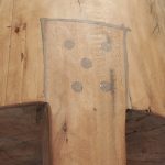 Asco 18"H Rustic Solid Reclaimed Wood Stool