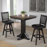Ashford 30-Inch Slat Back Swivel Bar Stool with Vinyl Seat (Pack of 2)