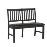 Ashford Bench with Brown Seat