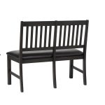 Ashford Bench with Brown Seat