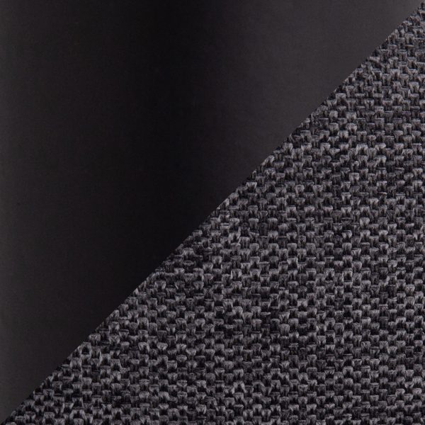 Ashland Contemporary Black Steel Charcoal Fabric Accent Chair 11