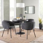 Ashland Contemporary Black Steel Charcoal Fabric Accent Chair 13 Ashland Contemporary Black Steel Charcoal Fabric Accent Chair