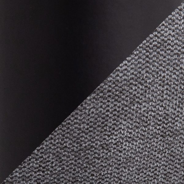 Ashland Contemporary Black Steel Grey Fabric Accent Chair 11