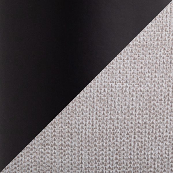 Ashland Contemporary Black Steel and Cream Fabric Accent Chair 10