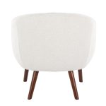 Ashland Cream Fabric Contemporary Lounge Chair Walnut Wood Legs 17 Ashland Cream Fabric Contemporary Lounge Chair Walnut Wood Legs