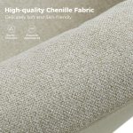 Asser Linen Look 360 Swivel Accent Chair