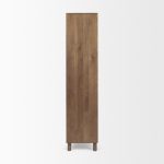 Astrid 36.0L x 17.0W x 70.0H Medium Brown Solid Wood Armoire