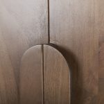 Astrid 36.0L x 17.0W x 70.0H Medium Brown Solid Wood Armoire