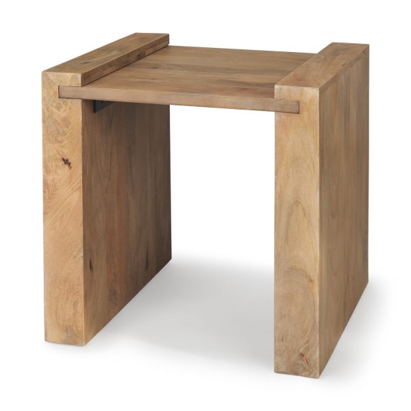 Athelia Light Wood Accent Table