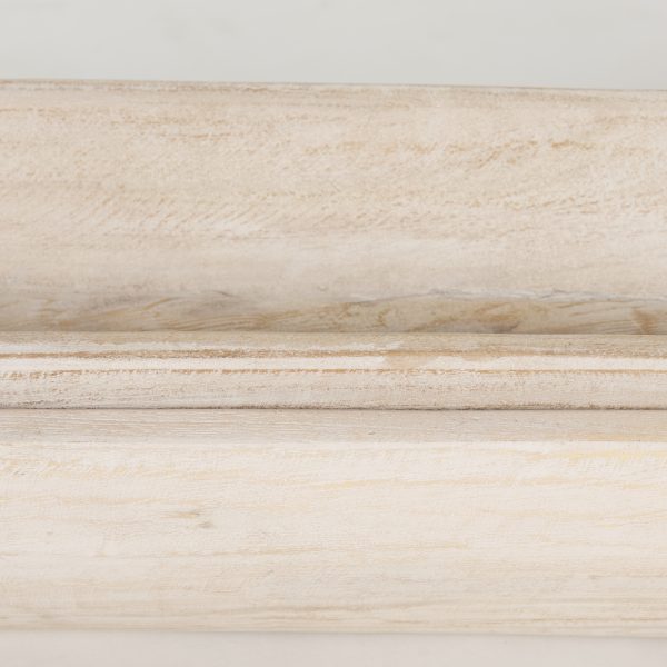 Athena Set of 2 Extra Large Light Wash Reclaimed Wood Trays 7
