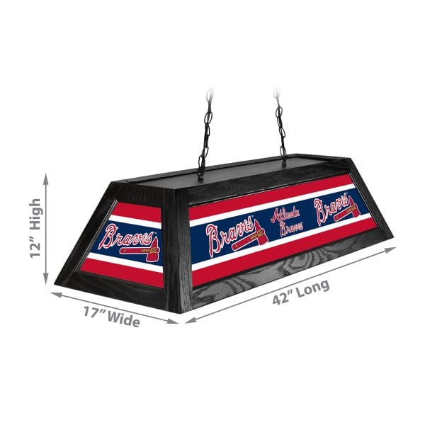 Atlanta Braves 42 Inch Billiard Lamp MLB Officially Licensed 1