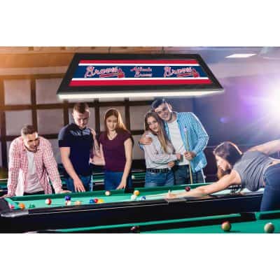 Atlanta Braves 42 Inch Billiard Lamp MLB Officially Licensed