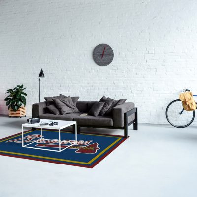 Atlanta Braves 4x6 Spirit Rug Officially Licensed Area Rug