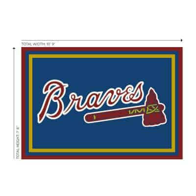 Atlanta Braves 8x11 Spirit Rug Officially Licensed MLB