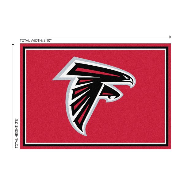 Atlanta Falcons 3x4 Spirit Area Rug Officially Licensed NFL 2
