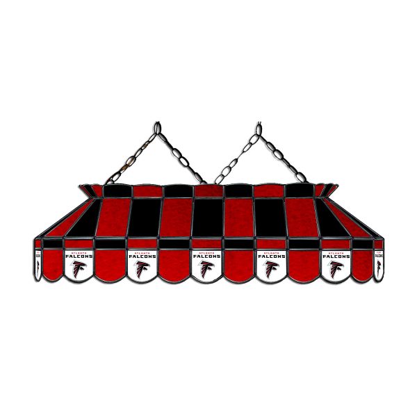 Atlanta Falcons 40 Inch Stained Glass Billiard Lamp