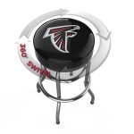 Atlanta Falcons Chrome Logo Commercial Grade Bar Stool