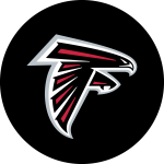 Atlanta Falcons Chrome Logo Commercial Grade Bar Stool