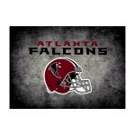 Atlanta Falcons Distressed 4x6 Area Rug Officially Licensed NFL