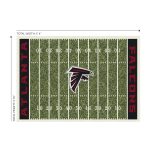 Atlanta Falcons Homefield 4x6 Football Field Area Rug