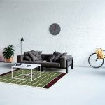 Atlanta Falcons Homefield 4x6 Football Field Area Rug