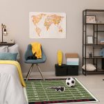 Atlanta Falcons Homefield 4x6 Football Field Area Rug